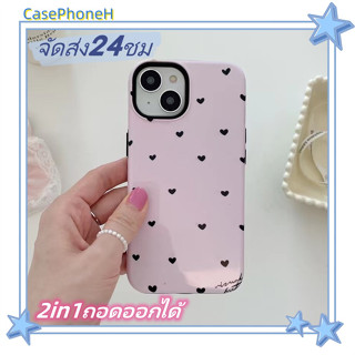 🚚จัดส่ง24ชม🚚เคสไอโฟน11 12 13 14 Pro เรียบง่าย ลายจุด เคสแข็ง พาสะดวก ปกป้องเต็มที่ ป้องกันการตก Case for iPhone14 เคส