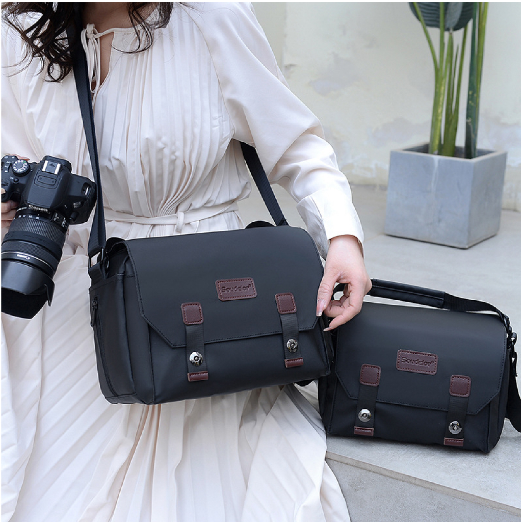✅พร้อมส่ง✅ กระเป๋ากล้องสะพายข้าง หนัง PU กันน้ำ dslr/mirrorless camera bag เคสและกระเป๋ากล้อง อุปกรณ์เสริมกล้อง