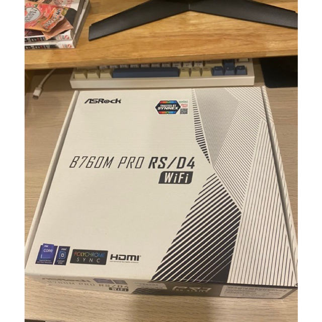 เมนบอร์ดมือหนึ่ง Asrock B760M Pro RS WiFi DDR4 ประกันหมด 11/01/26