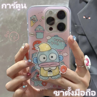 ✨NEW✨เคสไอโฟน 14 Pro Max 13 12 11 เคส for iPhone 13 การ์ตูน ขาตั้งมือถือ พกง่ายๆ การป้องกันการตก Case