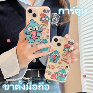 ✨NEW✨เคสไอโฟน 14 Pro Max 13 12 11 เคส for iPhone 13 การ์ตูน ขาตั้งมือถือ พกง่ายๆ การป้องกันการตก Case