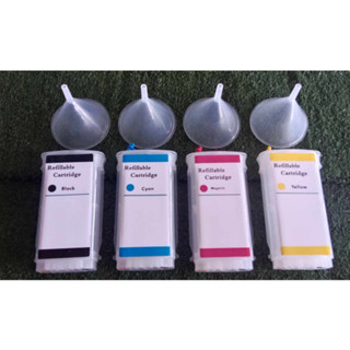 Refillable Ink Cartridge For HP 72 สำหรับ HP Designjet T610 T620 T770 T790 T1100 T1120 T1200 T1300 T2300 ARC ชิป