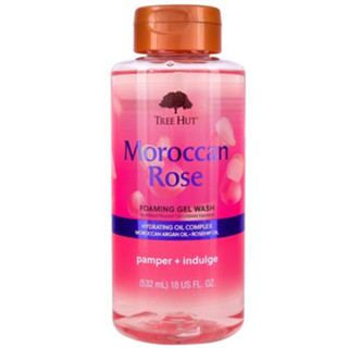 TREE HUT Moroccan Rose Foaming Gel Wash 532ml. เจลอาบน้ำ กลิ่น โมรอคแคน โรส (532ml)