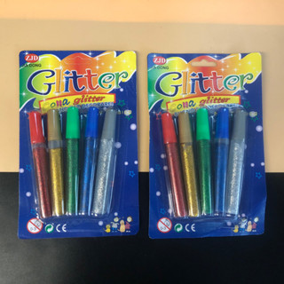 (ยกโหล 12 ชิ้น) No.460  กาวกากเพรช กากเพรช กากเพรชแบบน้ำ คละ…