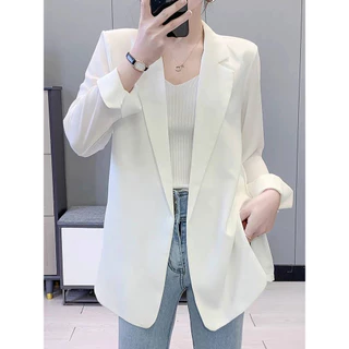 New Color✨B05 อกใหญ่สุด 60 นิ้ว++ เสื้อคลุมเบลเซอร์สาวอวบ ทรงสูทไม่มีซับใน ผ้าหนาอย่างดีไม่ต้องรีด