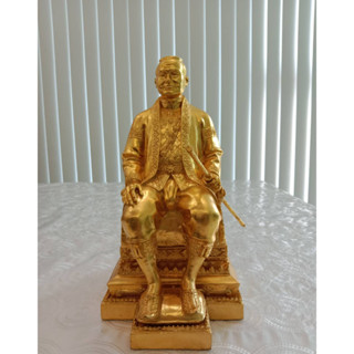 298.พระบรมรูปหล่อในหลวงรัชกาลที่3 พระบาทสมเด็จพระปรมาธิวรเสรฐมหาเจษฎาบดินทรฯ พระนั่งเกล้าเจ้าอยู่หัว ทรงประทับบนพระที่นั