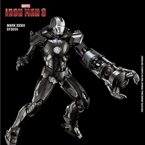 KING ARTS DFS056 : Ironman Mk34 1/9 Diecast