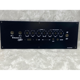 เพลท AM100Fไม่ย้าย สีดำด้านคอมโพสิต4 มิลเซาะหลังขนาดช่องเพลท…