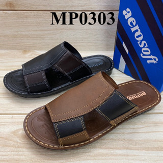 aerosoft แอโร่ซอฟ MP 0303 รองเท้าแตะสวม Size 39-44 ลยก