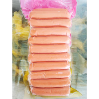 แฟรงค์ซอสเซส ขนาด 500 กรัม 20 ชิ้น ไส้กรอกรมควันหมูผสมไก่ ตรา A&P / แพ็คเจลเย็นทุกออเดอร์ 🧊