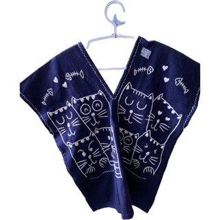 เสื้อคอกระเหรี่ยงปักมือทำจากผ้าฝ้าย อก42