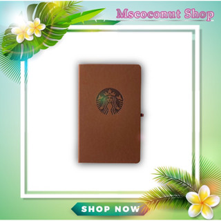 Starbucks Notebook สมุดโน๊ต สมุด สตาบัตส์ ปกหนัง^^