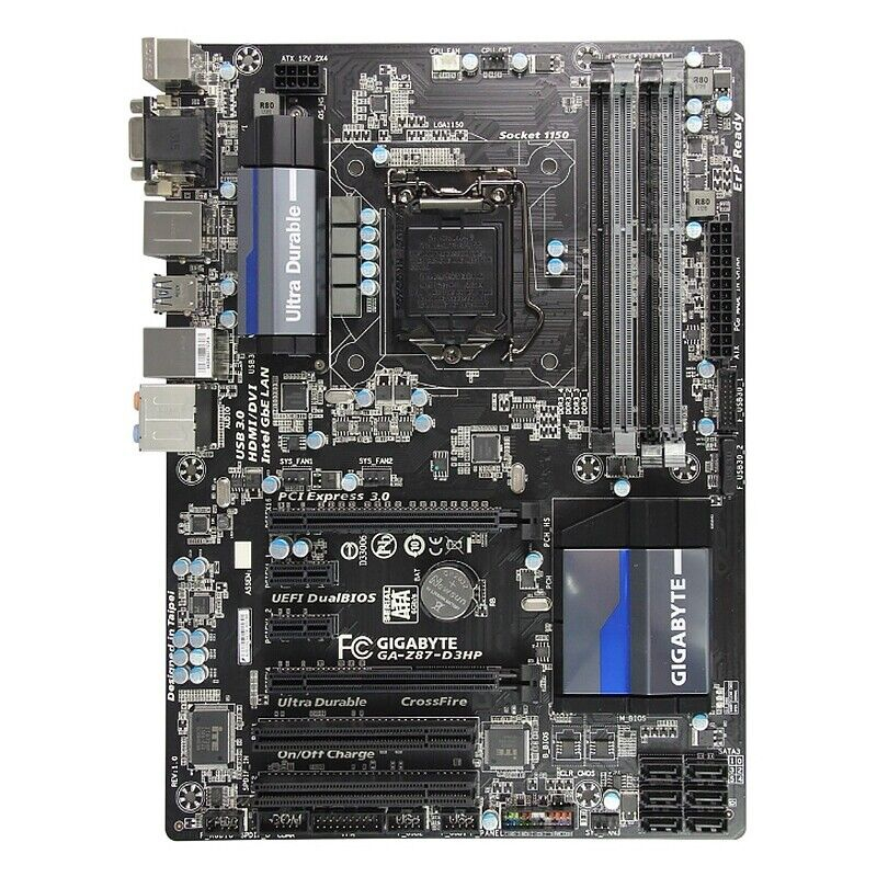 Mainboard / Motherboard GIGABYTE รุ่น Z87 D3HP Socket 1150 Z87 DDR3 (ไม่มีกล่อง)
