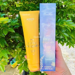 KIKO Disney The Little Mermaid Face &amp; Body Sun Cream Spf 50 150ml.ครีมกันแดดกันน้ำ/ผิวหน้าและผิวกาย