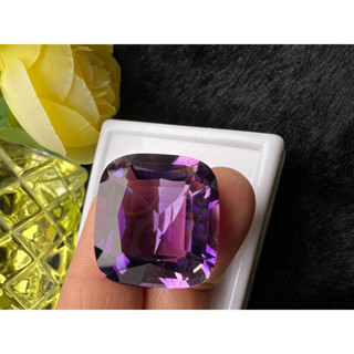 Lab Amethyst 20x20mm Cushion shape 1 pieces