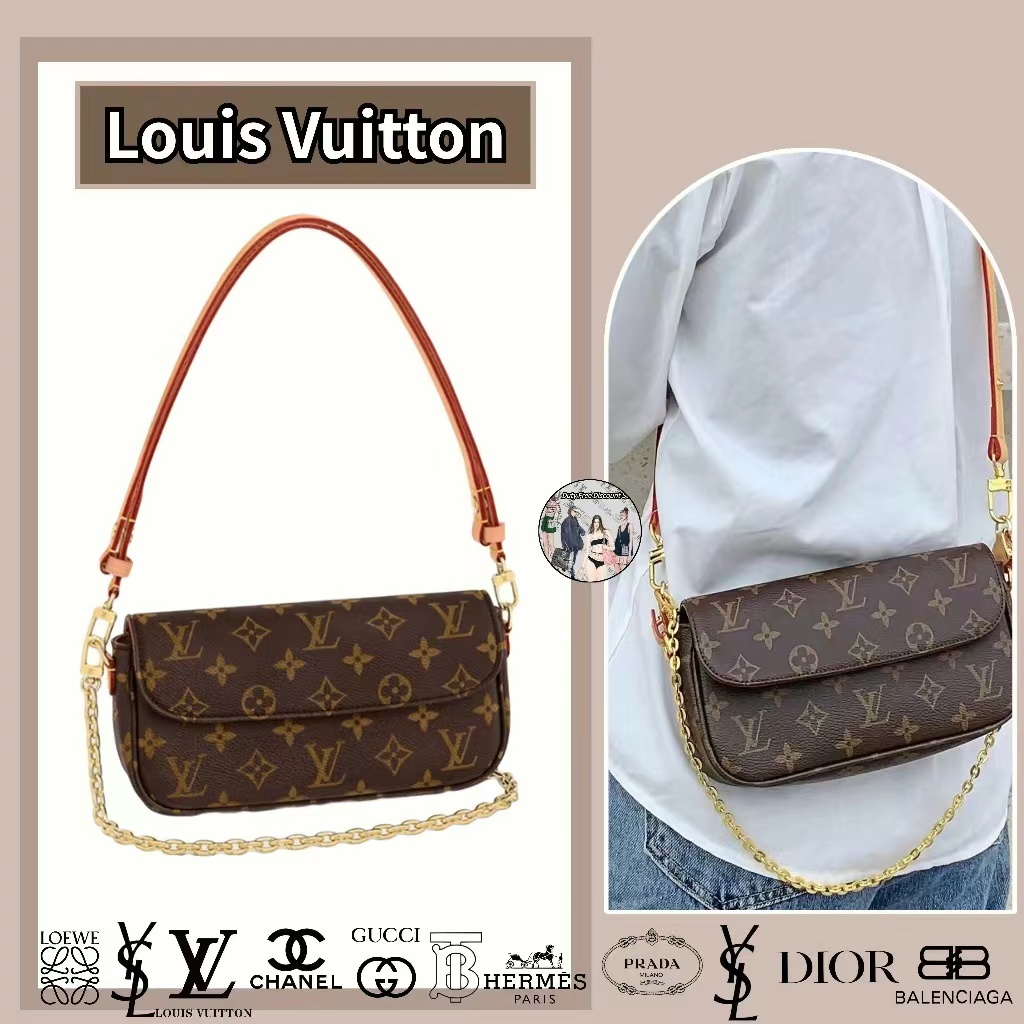 Louis Vuitton / WALLET ON CHAIN IVY New Style / กระเป๋า / ของแท้ 100%