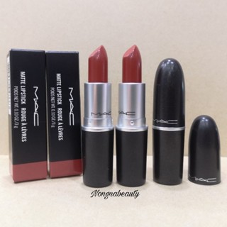 Mac Matte Lipstick 3g เบอร์ 602 Chili สีแดงขายดี