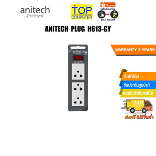 ANITECH PLUG H613-GY/ประกัน 2 Y