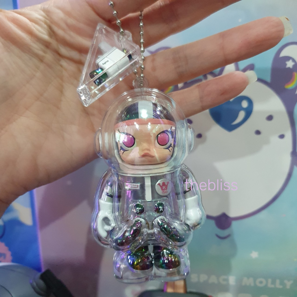 [พร้อมส่งในไทย] เคสอะคริลิคใส สำหรับใส่ Space Molly 100% กันรอย กันฝุ่น พวงกุญแจ Case molly space