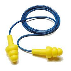 EARS0051 ที่อุดหูลดเสียง 24 dB ซิลิโคน แบบมีสาย / Silicone Corded Earplugs (10 ชิ้น / กล่อง )