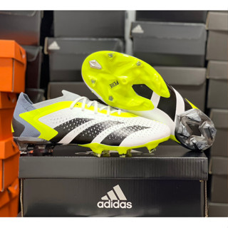 รองเท้า สตั๊ด อดิดาส Adidas Predator Accuracy FG พรีเดเตอร์ ตัวใหม่ ข้อต่ำ แถม ถุงผ้า + ดันทรง + กล่อง ถ่ายจากสินค้าจริง