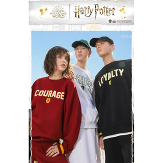 SPAO x Harry Potter Unisex College Series Sweater เสื้อกันหนาวแขนยาวเกาหลีแฮร์รี่