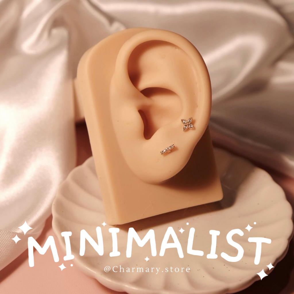 [ลดล้างสต๊อก ก.ย.- พ.ย.][สินค้าพร้อมส่ง ] จิวหู Minimalist Collection