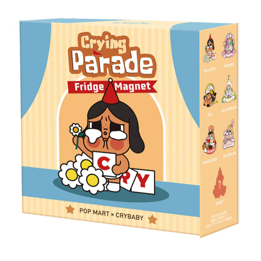 พร้อมส่ง🌈กล่องสุ่มของใหม่ ลุ้นซีเครท Cry Baby Parade Fridge Magnet Parade Series