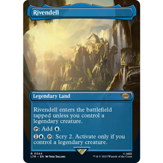 [MTG] Rivendell (Borderless) [LTR] [LAND] [RARE] [NORMAL] [ENG] (การ์ดเมจิค / Magic the Gathering)