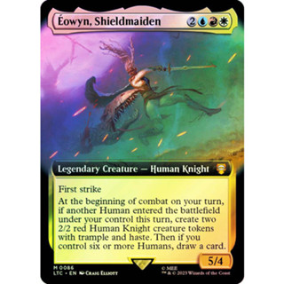 [MTG] Eowyn, Shieldmaiden (Extended Art) [LTC] [MULTI] [MYTHIC] [FOIL] [ENG] (การ์ดเมจิค / Magic the Gathering)