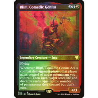 [MTG] Blim, Comedic Genius (Foil Etched) [CMR] [MULTI] [RARE] [FOIL] [ENG] (การ์ดเมจิค / Magic the Gathering)