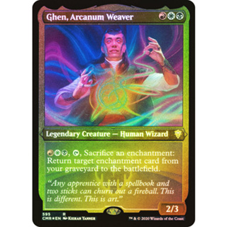 [MTG] Ghen, Arcanum Weaver (Foil Etched) [CMR] [MULTI] [RARE] [FOIL] [ENG] (การ์ดเมจิค / Magic the Gathering)