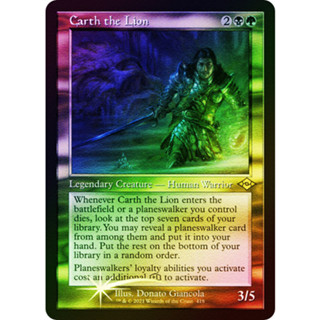 [MTG] Carth the Lion (Retro Frame) (Foil Etched) [CMR] [MULTI] [RARE] [FOIL] [ENG] (การ์ดเมจิค / Magic the Gathering)