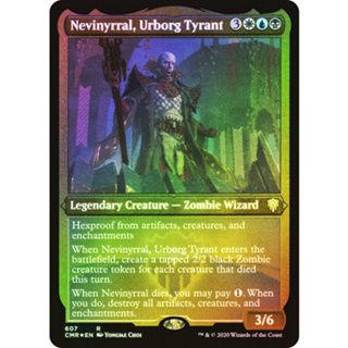 [MTG] Nevinyrral, Urborg Tyrant (Foil Etched) [CMR] [MULTI] [RARE] [FOIL] [ENG] (การ์ดเมจิค / Magic the Gathering)