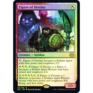 [MTG] Figure of Destiny [2X2] [MULTI] [RARE] [FOIL] [ENG] (การ์ดเมจิค / Magic the Gathering)