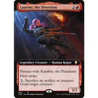 [MTG] Laurine, the Diversion (Extended Art) [VOC] [RED] [RARE] [NORMAL] [ENG] (การ์ดเมจิค / Magic the Gathering)