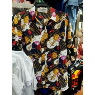 เสื้อเชิ้ตลายสะสม ลายเวอร์ซาเช่อก 38 ยาว 26