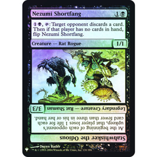 [MTG] Nezumi Shortfang (MBL) [BLACK] [RARE] [FOIL] [ENG] (การ์ดเมจิค / Magic the Gathering)