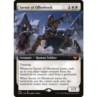 [MTG] Savior of Ollenbock (Extended Art) (VOW) [WHITE] [RARE] [NORMAL] [ENG] (การ์ดเมจิค / Magic the Gathering)