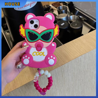 💲คูปองเคลม💲เคสไอโ case for iphone 11 12 จุกนมหลอกแว่นกันแดด เคส 14 13 12 11 pro max วัสดุซิลิโคนทนทาน ป้องกันการตก