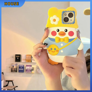 💲คูปองเคลม💲เคสไอโ case for iphone 11 12 เป็ดน้อยสีเหลืองน่ารัก เคส 14 13 12 11 pro max วัสดุซิลิโคนทนทาน ป้องกันการตก