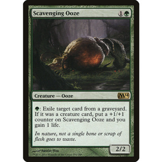 [MTG] Scavenging Ooze (M14) [GREEN] [RARE] [NORMAL] [ENG] (การ์ดเมจิค / Magic the Gathering)