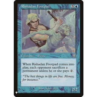 [MTG] Rishadan Footpad (MBL) [BLUE] [UNCOM] [NORMAL] [ENG] (การ์ดเมจิค / Magic the Gathering)