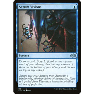 [MTG] Serum Visions (J22) [BLUE] [UNCOM] [NORMAL] [ENG] (การ์ดเมจิค / Magic the Gathering)