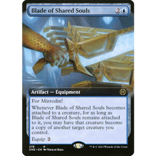 [MTG] Blade of Shared Souls (Extended Art) (ONE) [BLUE] [RARE] [NORMAL] [ENG] (การ์ดเมจิค / Magic the Gathering)