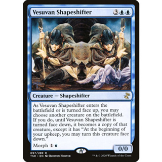 [MTG] Vesuvan Shapeshifter (TSR) [BLUE] [RARE] [NORMAL] [ENG] (การ์ดเมจิค / Magic the Gathering)