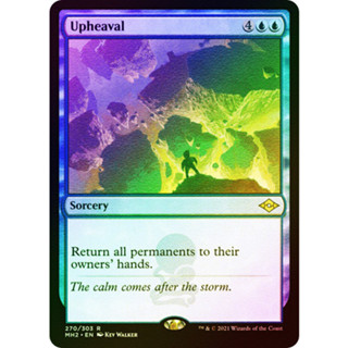 [MTG] Upheaval (Foil Etched) (MH2) [BLUE] [RARE] [FOIL] [ENG] (การ์ดเมจิค / Magic the Gathering)