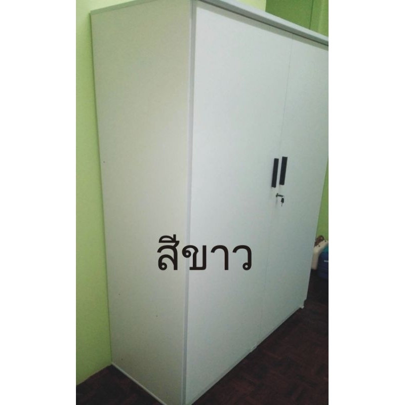 👍ถูกดี👍 ตู้เสื้อผ้าไม้ใบใหญ่ รุ่นWR180E กว้าง120ซม*สูง180ซม.*ลึก54ซม. ไม้หนา16มิล  ราคาถูกพิเศษ - รูปที่ 6