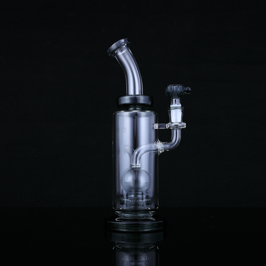 บ้องแก้วสูง 25 CM หลอดแก้ววิทยาศาสตร์ หนา 7MM พร้อมส่งจากไทย GLASS bong อุปกรณ์ครบชุดไม่ต้องซื้อเพิ่ม (บ้อง+คัพ)