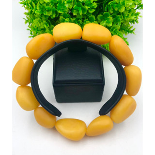 Genuine yellow Vintage Bakelite Bangal Bracelet beautiful Vintage Bakelite Jewelry Bracelet
